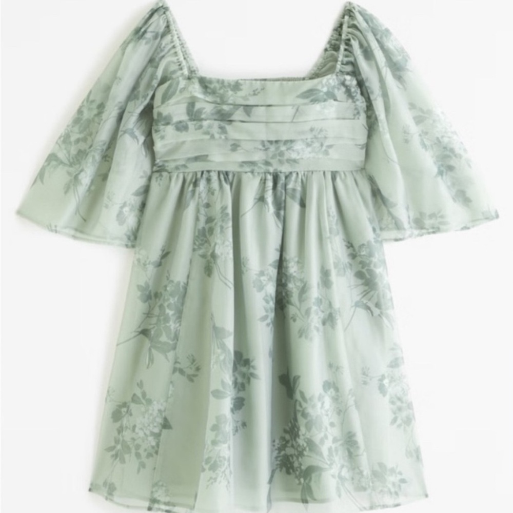 NWT Abercrombie Emerson Angel Sleeve Mini Dress
